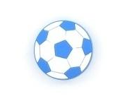 топка футбол -гума